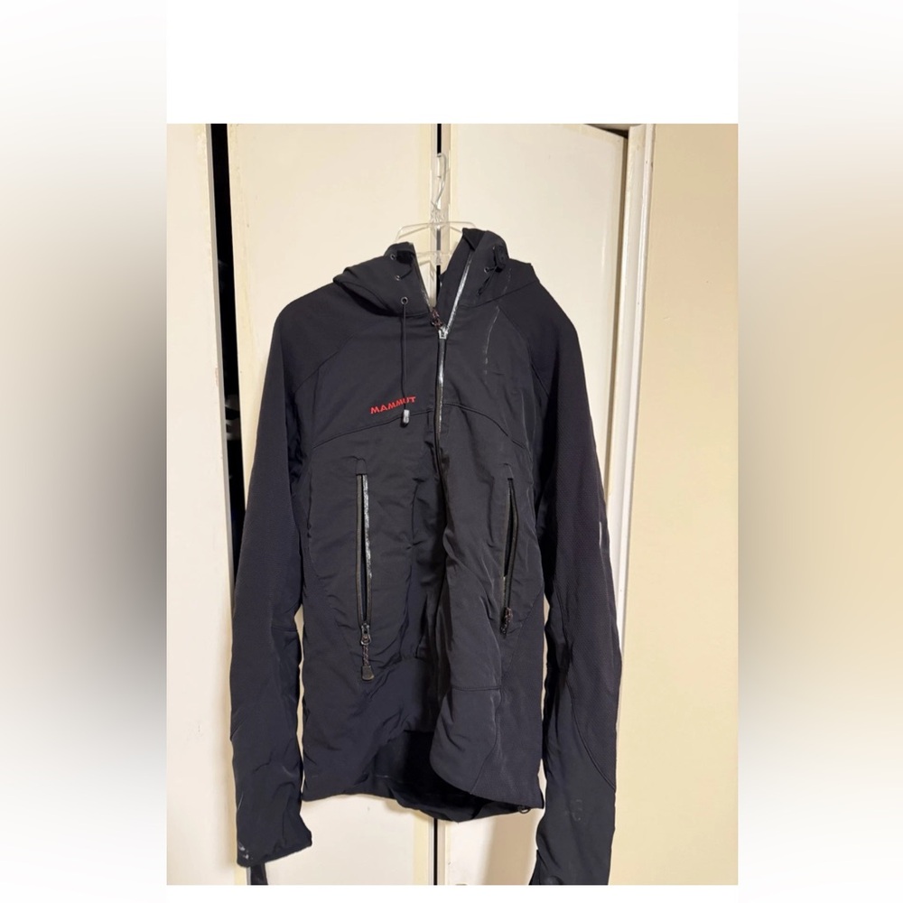 Mammut Black Hooded Jacket large